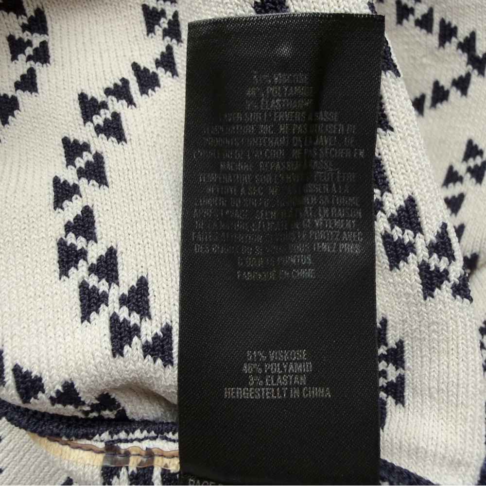 Ted Baker London Bryena Jacquard Fit-and-Flare Navy Mini Dress Size 2 - Picture 13 of 14